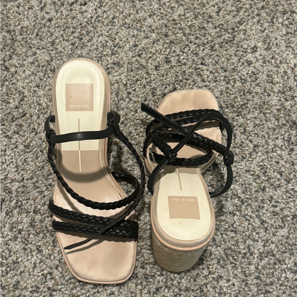 Dolce Vita Black Women's Sandals